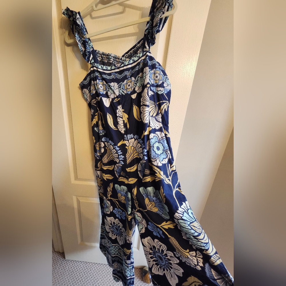 FREE PEOPLE Bali Albright Cotton Printed Jumpsuit. Size Medium. NWT! - Picture 8 of 16